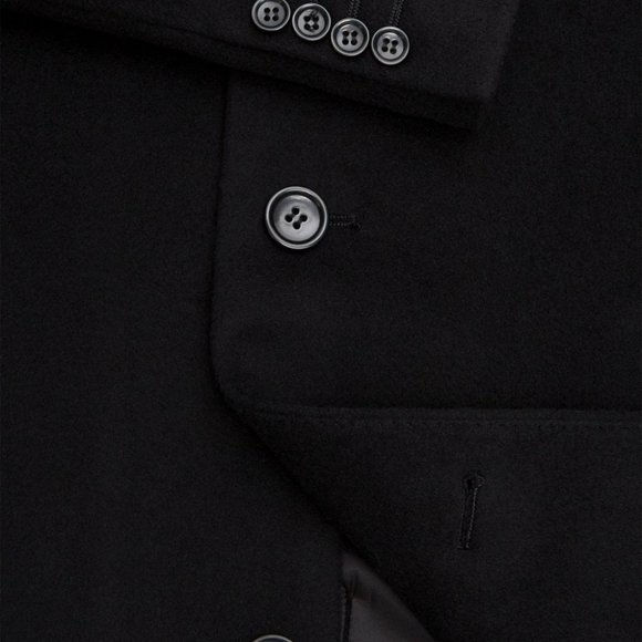 Wellington Executive Overcoat - Black - Picture 3 of 9